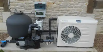 electric heater installation services with connected outdoor heating system equipment in Chicago, IL