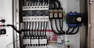 Electrical panel installation with organized circuit breakers and wiring in Chicago, IL