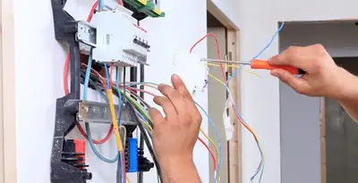 electrician services performing residential electrical panel wiring in Chicago, IL