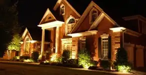 landscape lighting installation services enhancing residential exterior lighting in Chicago, IL