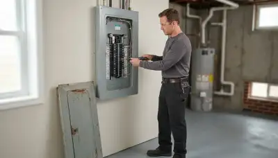 Electrical panel upgrade in an older Berwyn, IL home for modern power needs