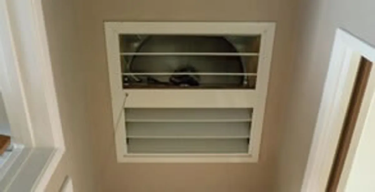 whole house fan installation services with ceiling-mounted ventilation system in Chicago, IL